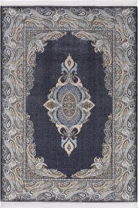 Moroccan Blue Modern Klasik Salon Halısı