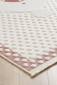 Ursa Figürlü Dikdörtgen Bebek Odası Halısı - 2