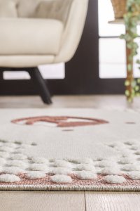 Ursa Figürlü Dikdörtgen Bebek Odası Halısı - 4