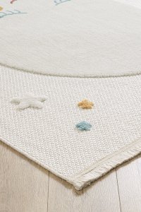 Halley Figürlü Dikdörtgen Bebek Odası Halısı - 2