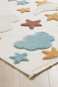 Albedo Figürlü Dikdörtgen Bebek Odası Halısı - 2