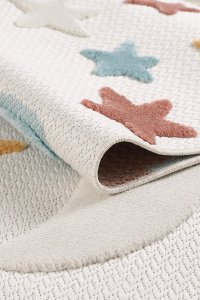 Albedo Figürlü Dikdörtgen Bebek Odası Halısı - 3