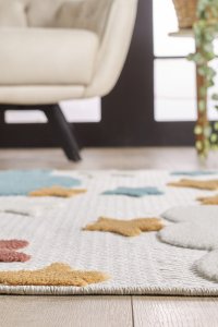 Albedo Figürlü Dikdörtgen Bebek Odası Halısı - 4