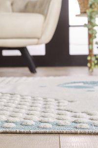 Bruin Figürlü Dikdörtgen Bebek Odası Halısı - 4